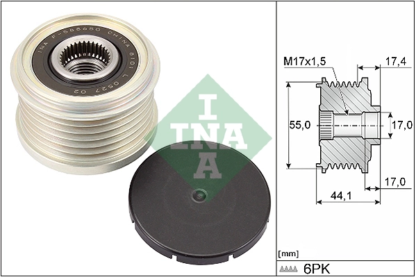 Alternator Freewheel Clutch
